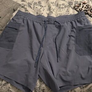 lululemon athletica Men's Gray Athletic Shorts